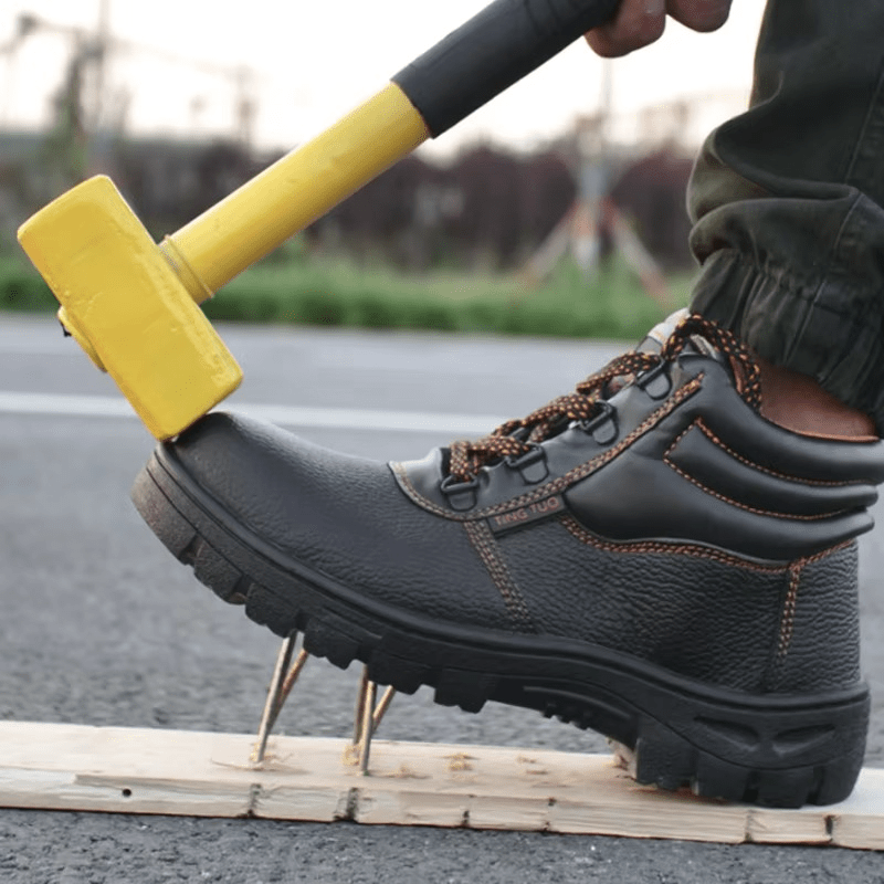 Tharnix - Men's Steel Toe Work Boots | Durable Rubber Sole
