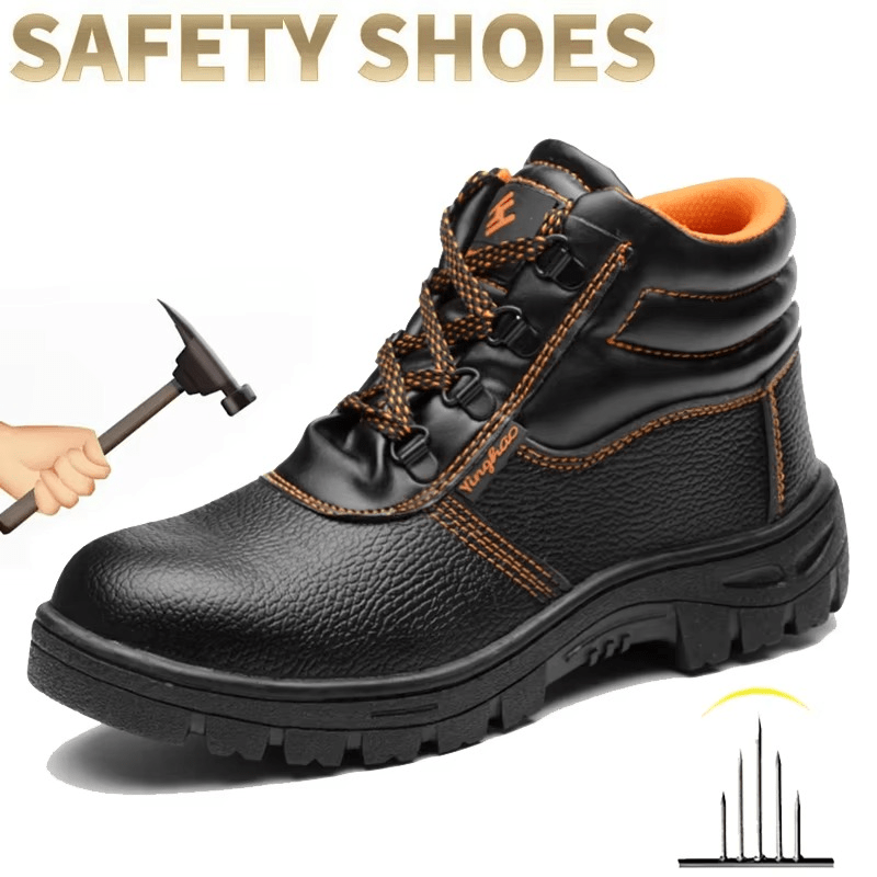 Tharnix - Men's Steel Toe Work Boots | Durable Rubber Sole