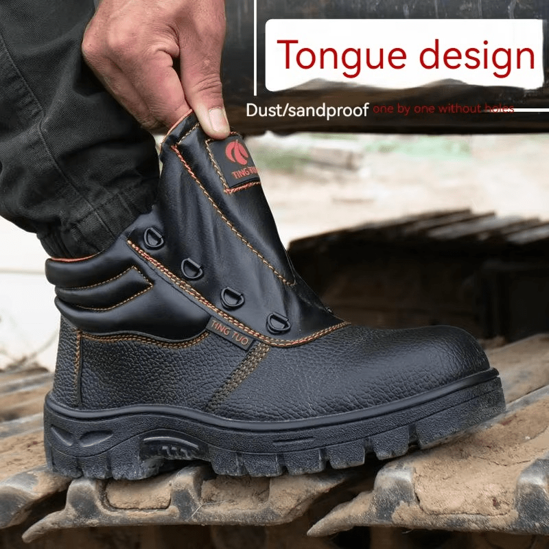 Tharnix - Men's Steel Toe Work Boots | Durable Rubber Sole