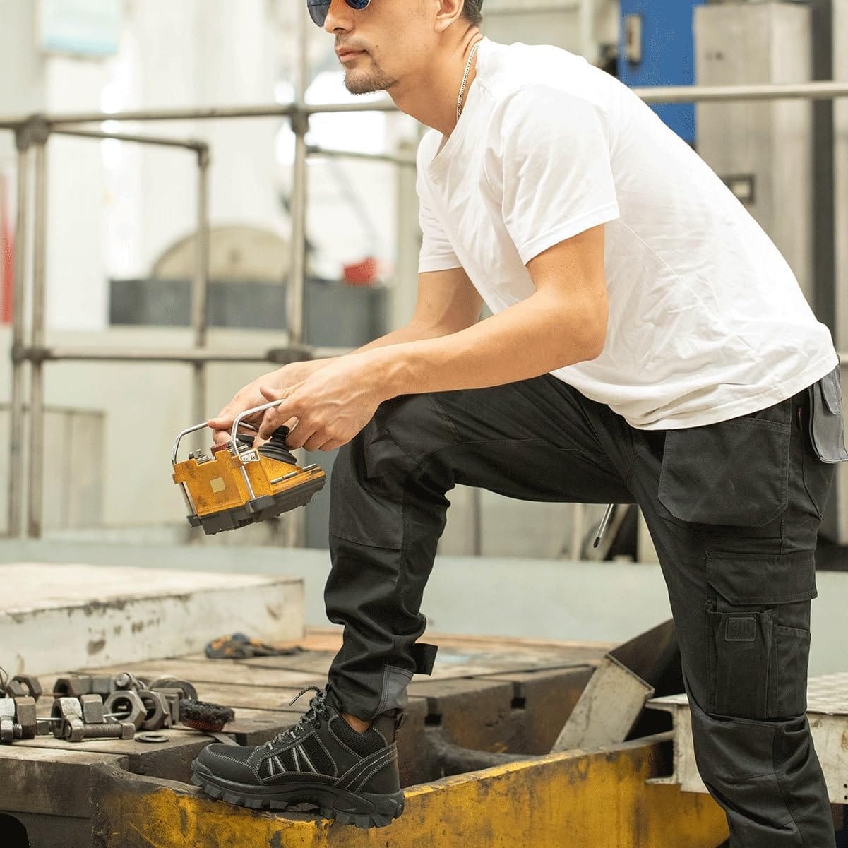 Titanium - Men's Steel Toe Work Boots | Slip Resistant