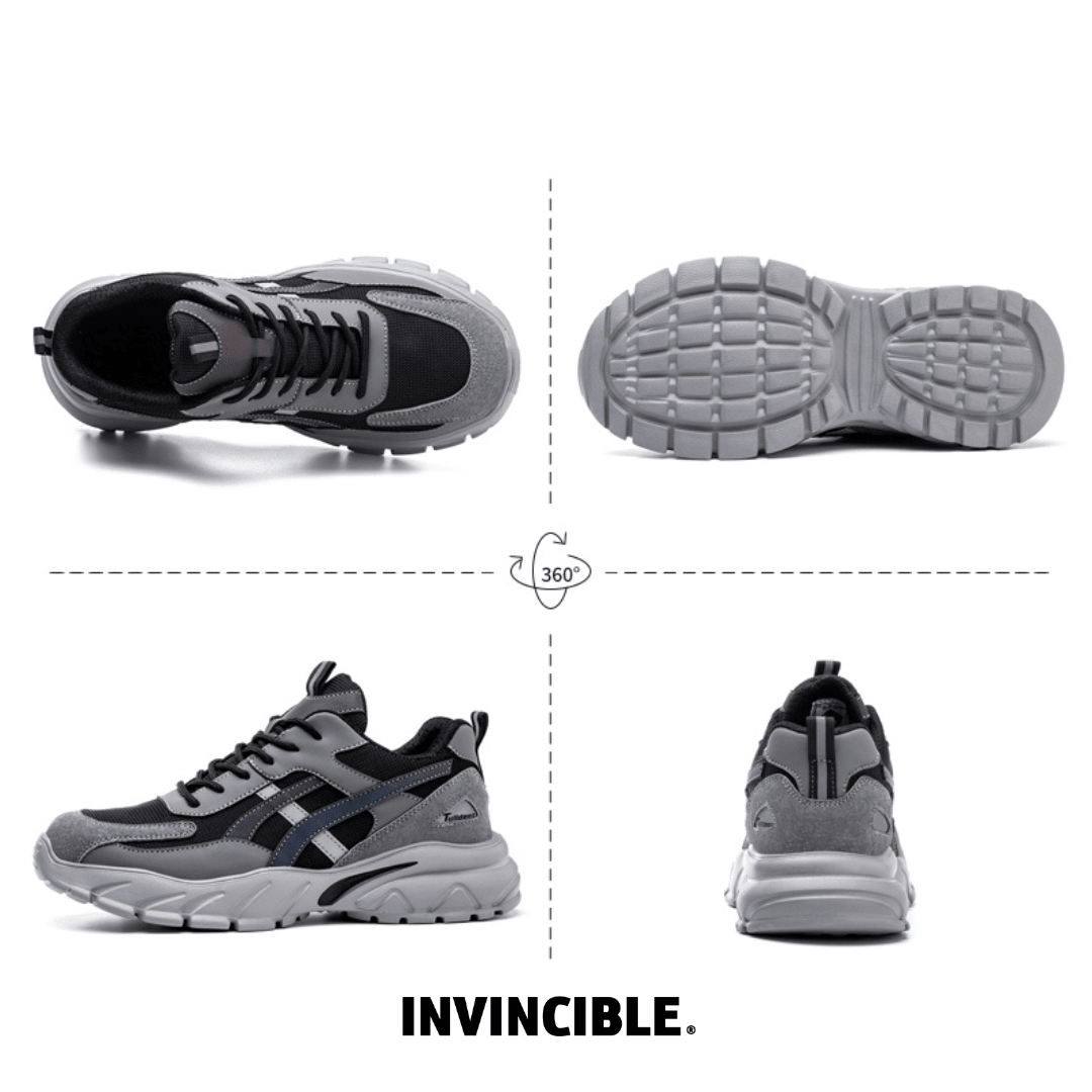 TitanTread - Men's Steel Toe Work Shoes | Shock Absorbing