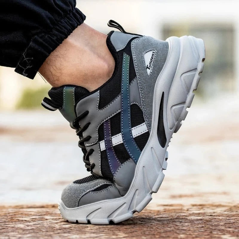 TitanTread - Men's Steel Toe Work Shoes | Shock Absorbing