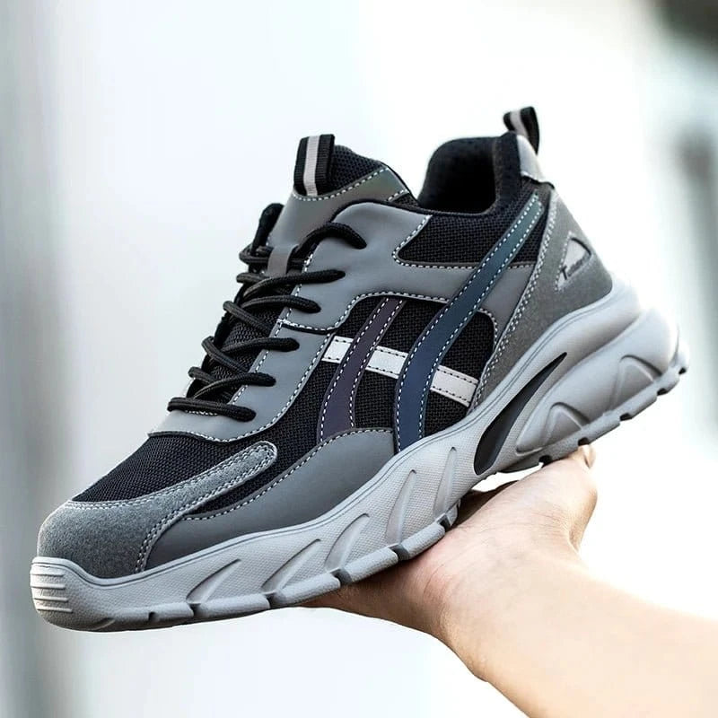 TitanTread - Men's Steel Toe Work Shoes | Shock Absorbing