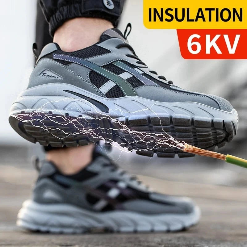 TitanTread - Men's Steel Toe Work Shoes | Shock Absorbing