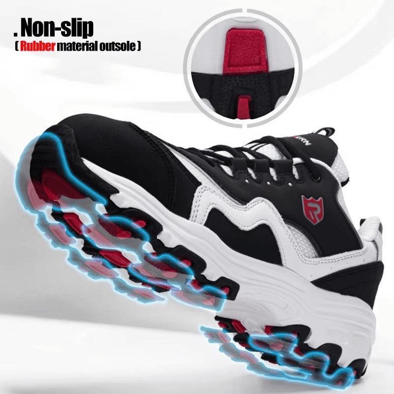 Trevorn - Men's Steel Toe Work Shoes | Durable Sole