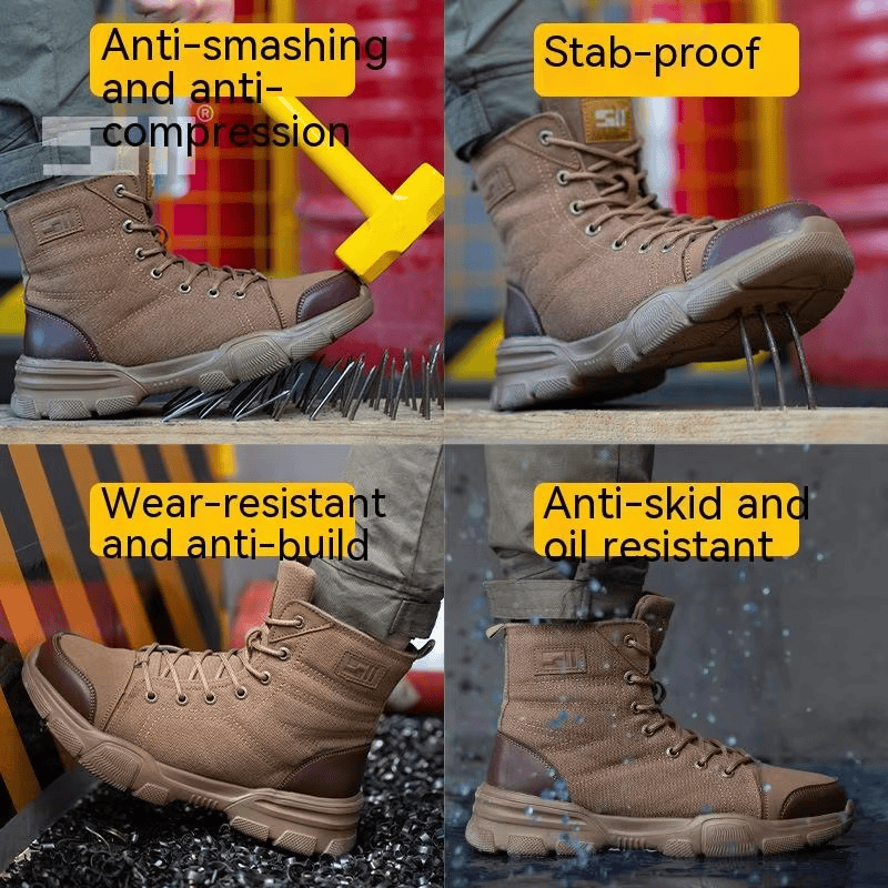 Tridon - Men's Steel Toe Work Boots | Slip Resistant