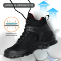 Velgor - Men's Steel Toe Work Boots | Comfortable