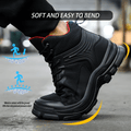 Velgor - Men's Steel Toe Work Boots | Comfortable