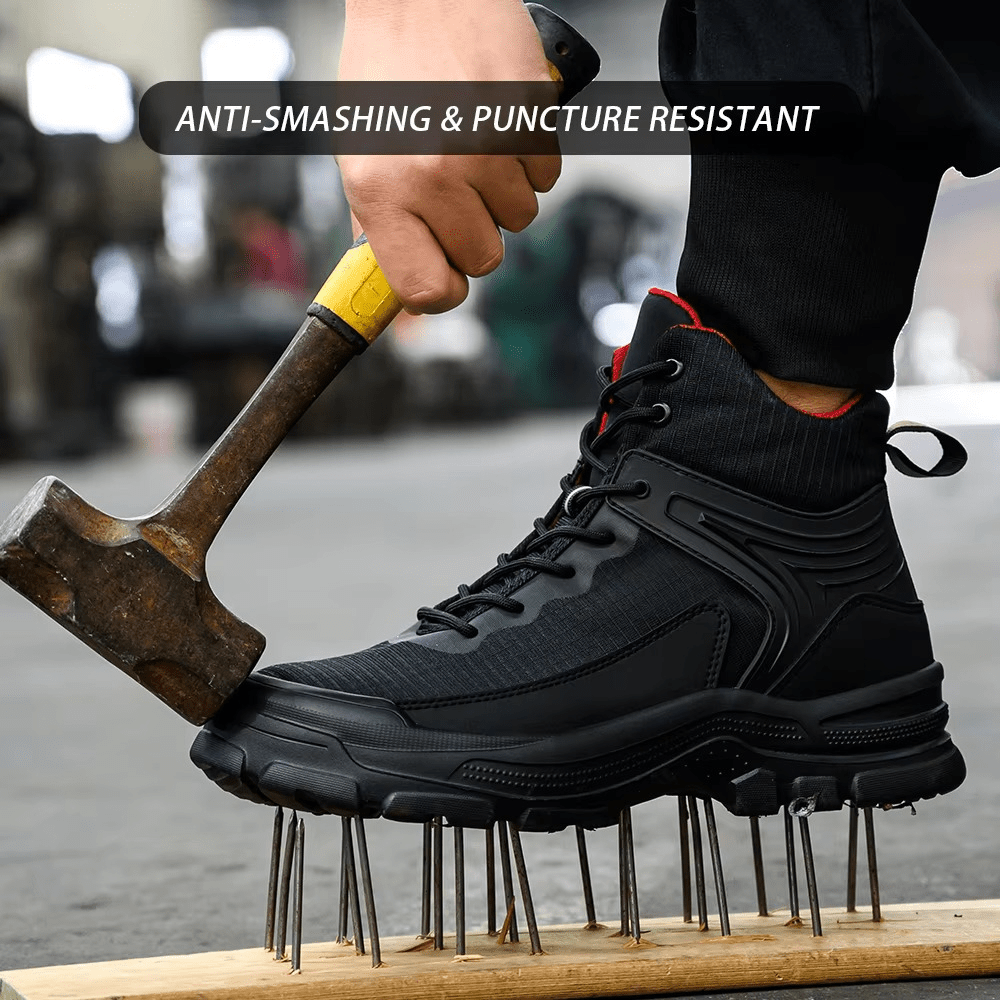 Velgor - Men's Steel Toe Work Boots | Comfortable