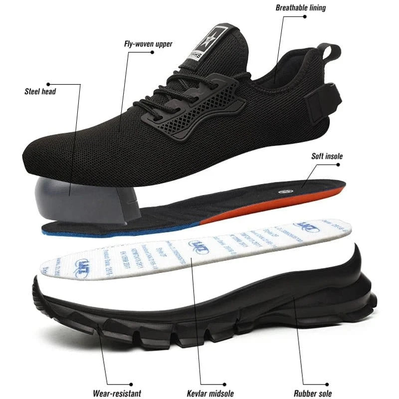 Vertex - Men's Steel Toe Work Shoes | Comfortable Fit