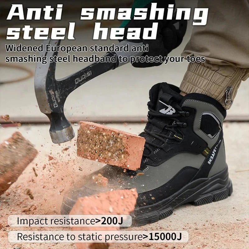 Vigilant - Men's Steel Toe Work Boots | Comfortable Support