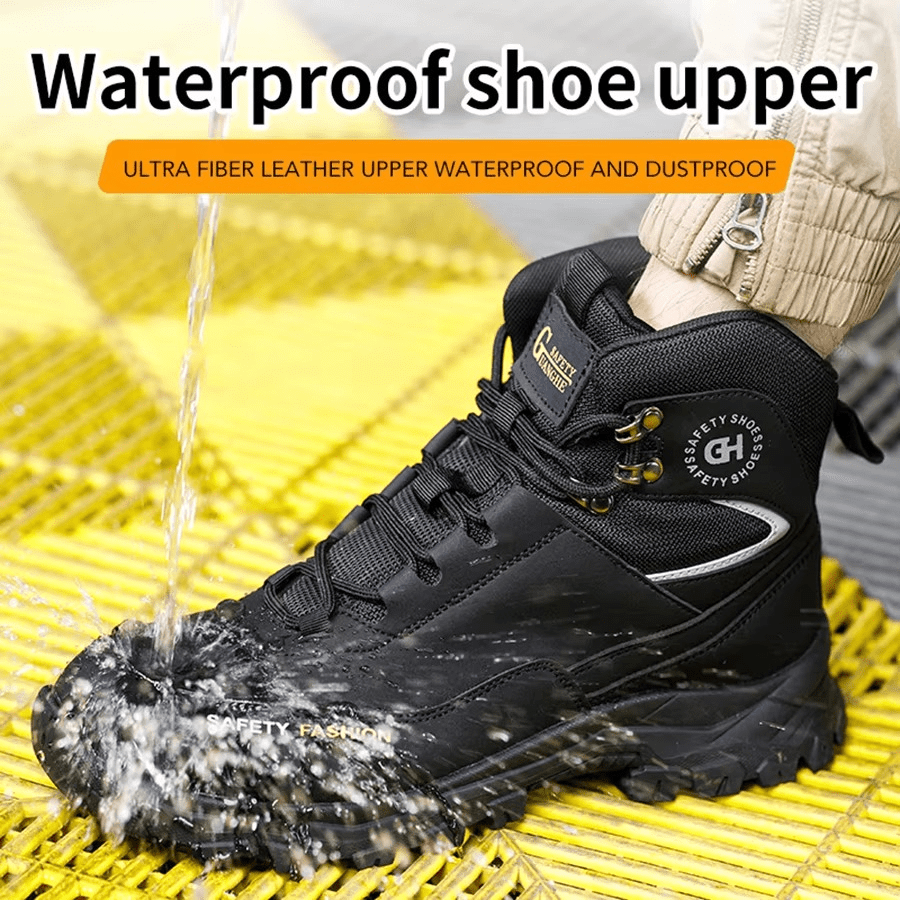 Vornak - Men's Steel Toe Work Boots | Rubber Sole