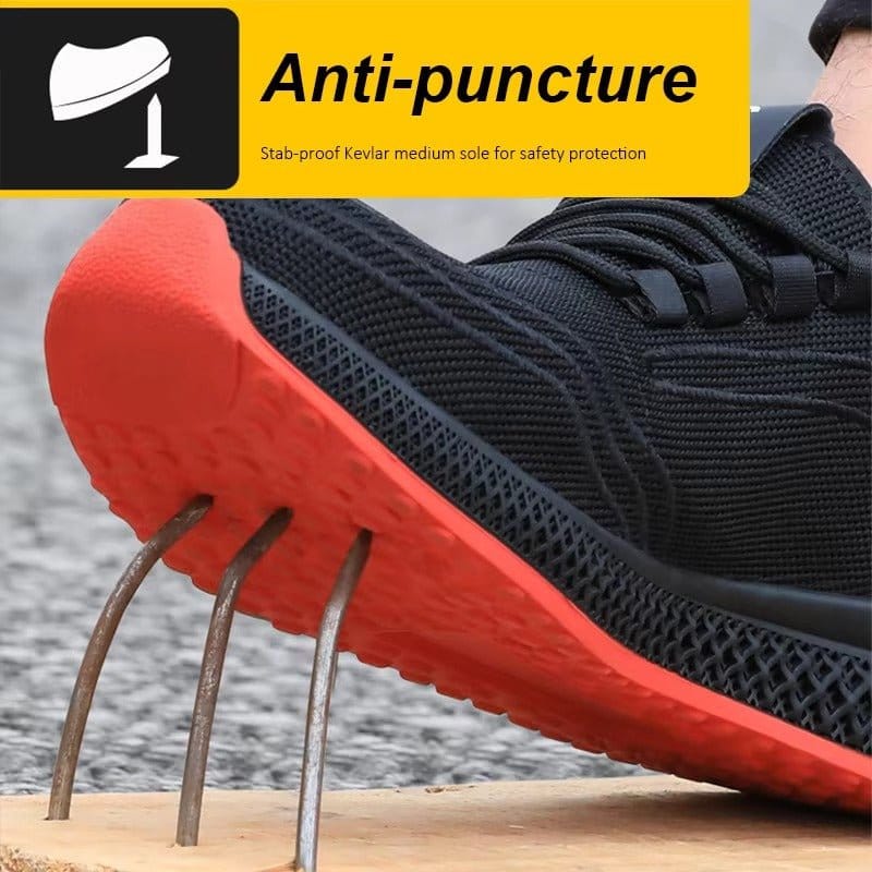 Vortek - Lightweight Steel Toe Work Shoes | Breathable Mesh