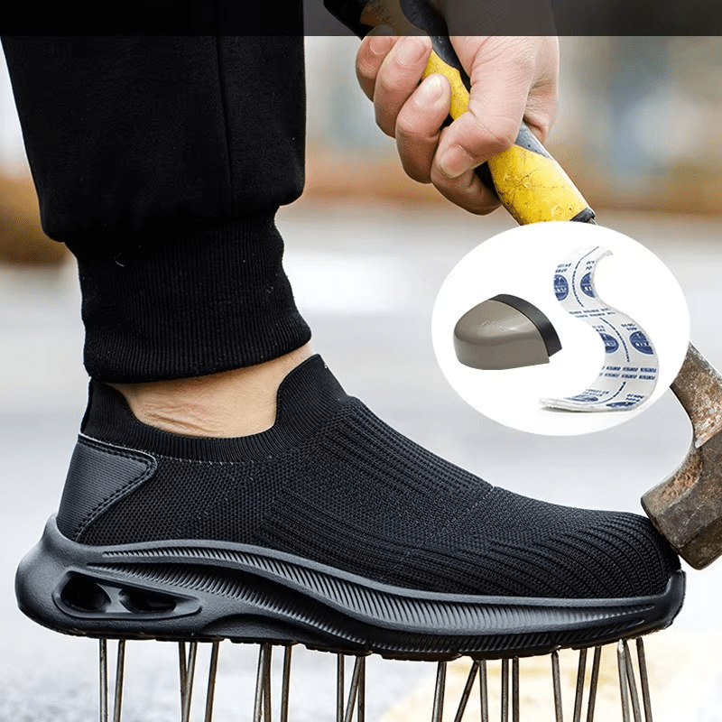 Walker - Lightweight Steel Toe Work Shoes | Anti-Slip Protection