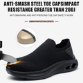 Walker - Lightweight Steel Toe Work Shoes | Anti-Slip Protection