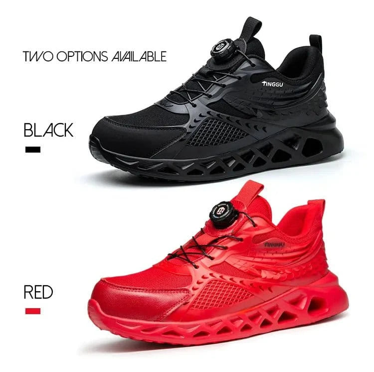 Warkrane - Men's Steel Toe Work Shoes | Shock Absorbing