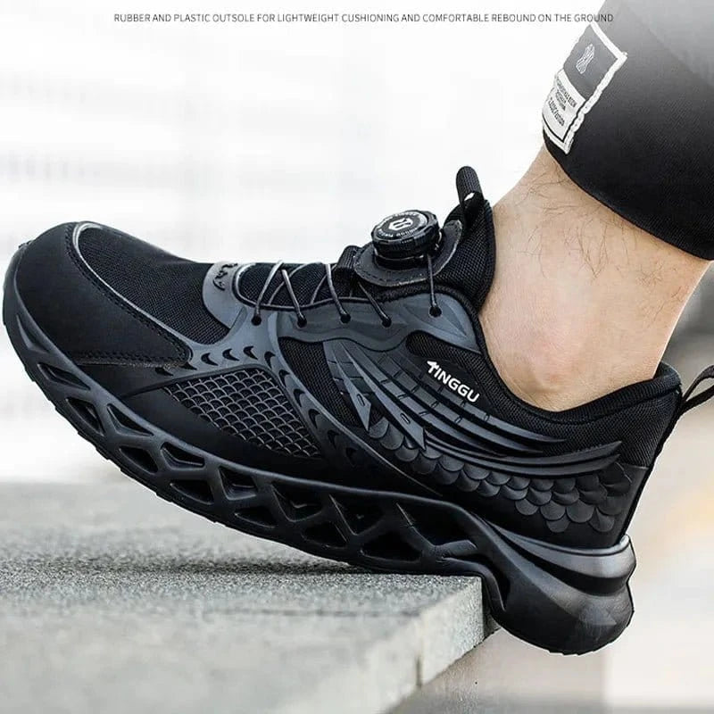 Warkrane - Men's Steel Toe Work Shoes | Shock Absorbing