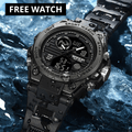 Warrior Boots + 1 GIFT: Military Watch