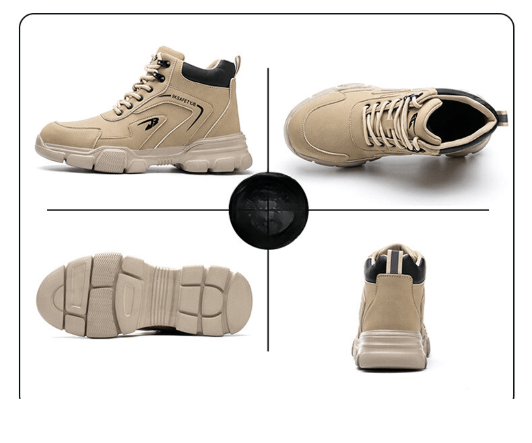 J3 Safety - Men's Steel Toe Work Boots | Comfortable Fit